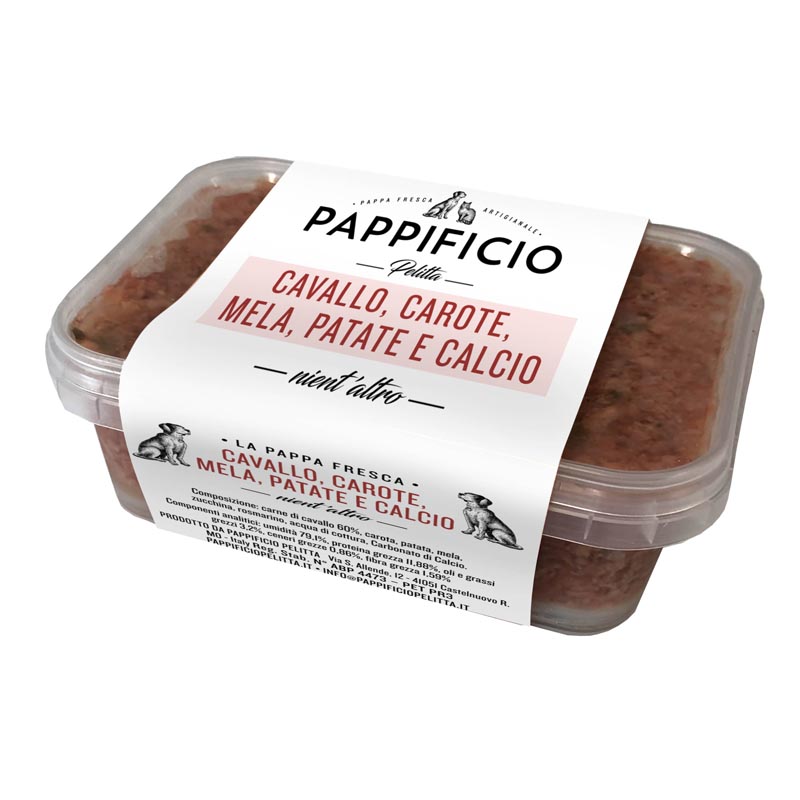 pappa fresca cavallo 260g cane