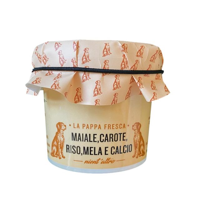 pappa fresca maiale 365g cane