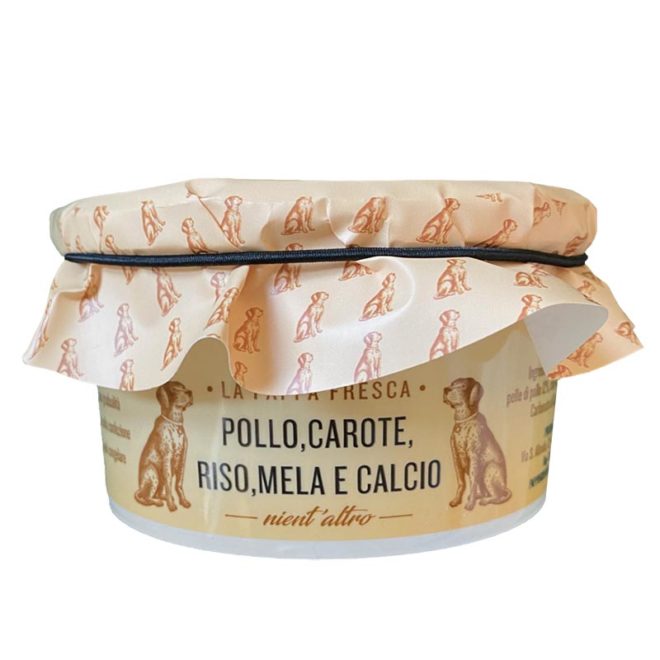 pappa fresca pollo 500g cane