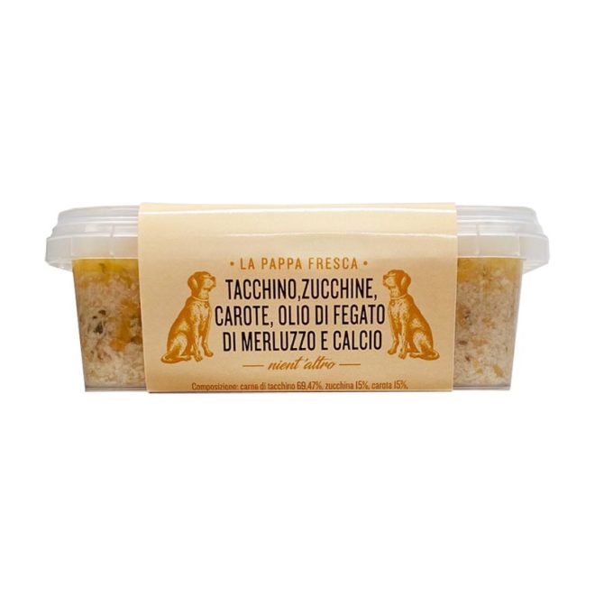 pappa fresca tacchino 260g cane