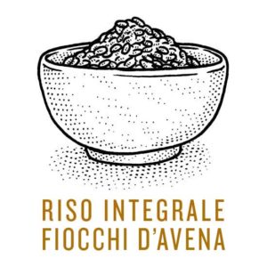 riso integrale fiocchi d'avena