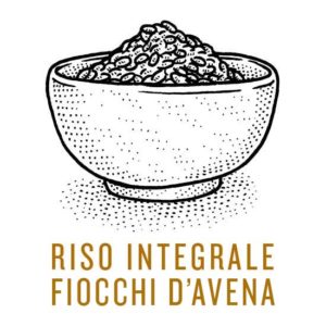 riso integrale fiocchi d'avena